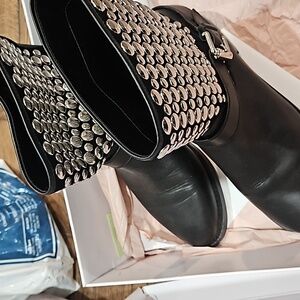 Silvsr studded Boots